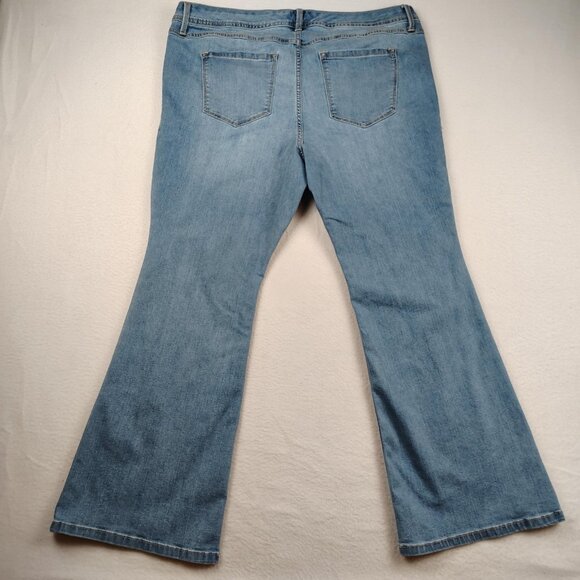 Torrid Luxe Slim Boot Jeans Womens 18 S Super Stretch Bootcut - Picture 2 of 9